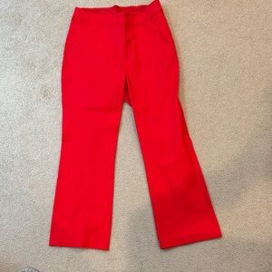 SPANX Red Pull-on kick flare ankle pants